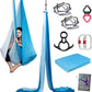 PRIOR FITNESS Aerial Silks Kit Colorful 9/15/20 Yards 40D Nylon Fabric Hammock Set With Hardware & Guide for All Levels Of Aerial Yoga Practice and Acrobatic Flying For Adults Aerial silk