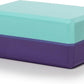 Sunshine Yoga 4" Striped Yoga Block, 10 Pack Bulk EVA Foam Yoga Blocks, Firm and Supportive Yoga Brick, Balance Foam for Stretching, Pilates, and Workout, 4" x 6" x 9"