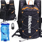 Hydration Backpack with 2L Hydration Bladder, Touch Phone Pocket, Compass, Whistle, Lightweight Breathable Reflective Running Water Backpack for Hiking Hydration Pack for Running Cycling