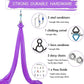 Aerial Silks Yoga Swing Set - 9/11 Yards Aerial Yoga Hammock Kit Anti-Gravity Flying for Fitness, Low/Non Stretch Nylon Tricot Fabric Hardware Included for Dance