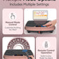 Vibration Plate Exercise Machine, Vibration Plate Platform for Lymphatic Drainage, 200 Adjustable Speeds Power Shaping Vibrating Plate Helps Weight Loss, Shaping, Max Weight 450 Lbs