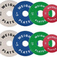 2 In Change Plates 1.25LB 2.5LB 5LB 10LB Fractional Weight Plates,Bumper Plates for Weight Lifting,Strength Training Gym Home,Rubber Coating