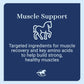 Uckele by SmartEquine Muscle EQ™ Powder | Muscle Supplement with L-Carnitine for Horses | Amino Acid Beta-Alanine for Optimal Muscle Function & Supports Recovery | 4.3 lb Bag