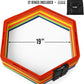 Yes4All Hex Agility Rings/Speed Rings with Carrying Bag – Hexagon Rings, Agility Hurdles for Agility Footwork Training