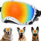 Winproof Large Dog Sunglasses with Adjustable Strap, UV Protection, Soft Goggles for Medium-Large Dogs
