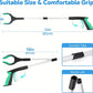 Grabber Reacher Tool - 32” Extra Long Foldable Gripper and Reaching Tool - Heavy Duty Pick Up Stick Grabbers for Seniors, Trash, Surgery Recovery Must Haves Gifts (Green)
