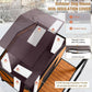Outdoor Dog House Insulated Large Dog Kennel with Liner for Winter, Heated Dog House 100% Insulated & All-Around Iron Frame