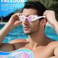 Swim Goggles, Unisex Adult Swimming Goggles Anti Fog Anti UV No Leakage Wide View for Men Women Youth