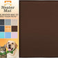 Neater Pet Brands Neater Mat Pet Mats for Food and Water, Cat & Dog Bowl Mat Waterproof Silicone, Feeding Tray, Dog Food Mats for Floors, Placemat w/Raised Edge for Under Bowls, 32" x 24", Brown