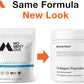 Momentous Grass-Fed Collagen Peptides Powder - Collagen Protein Powder with Fortigel & Vitamin C for Hair, Skin, Nails, & Joint Health Support - NSF Certified for Sport - Packaging May Vary