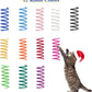 48PCS 12Colors Cat Spring Toys for Indoor Cats, Interactive Coil Springs for Self Play, Durable Heavy Plastic Cat Spiral Spring, Hunting, Biting, Swatting Creative Kitten Toy