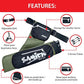 Archery Arrow Quiver - Adjustable Waist Hanged Quiver with 3 Removable Tubes & Pockets for Archery Arrows Case & Equipment - Ideal for Hunting & Target Practice - Right Handed Only