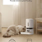 PETLIBRO Automatic Cat Food Dispenser for 2 Pets 5L Auto Dog Feeder Dry Food Dispenser with Splitter & 2 Stainless Bowls, 10s Meal Call and Timer Setting 50 Portions 6 Meals Per Day, Dual Tray Feeder