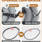 Blind Dog Harness, Lightweight Collar for Dogs&Cats, Adjustable Blind Dog Collar Harness, Pet Anti-Collision Ring for Blind, Eye Injury, Vision Impairment Pets for Protective & Build Confidence XXL