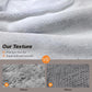 Soft Touch Orthopedic Dog Bed for Large Dogs with Faux Fur Top, Waterproof Pet Couch Bed with Removable Washable Cover and Supportive Foam Filling (Grey, Large)