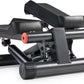 Sunny Health & Fitness Mini Stepper for Exercise at Home, Stair Step Workout Machine with Resistance Band and Over 300lb Weight Capacity, Optional Twist Motion and Free SunnyFit App Connection