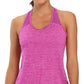Aeuui Womens Workout Tops for Women Racerback Tank Tops Mesh Yoga Shirts Athletic Running Tank Tops Sleeveless Gym Clothes