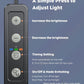 Pawfly 12 Inch 11 W Aquarium Color Enhancement Light for 13" to 22" Fish Tanks IPX8 Waterproof Aquarium LED Light Brilliant RGB Lights with 7 Single Color Effects Timer & Adjustable Brightness