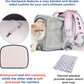 Lollimeow Cat Carrier Backpack, Bubble Expandable Backpack Carrier, Pets and Small Dogs,Airline-Approved, Designed for Travel, Hiking, Walking & Outdoor Use (Square Back Expandable-Pink)