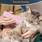 oneisall Pet Clipper for Cat Matted Hair, Pet Shaver for Cats Quiet Pet Clippers Waterproof Cordless Cat Clippers for Matted Hair Long Hair with Storage Bag (Pink)
