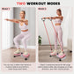 Waist Twisting Machine - 260 lbs Ab Twist Board with Adjustable Resistance Bands, Twist Exercise Machine for Core Workout & Waist Slim, Home Gym Equipment for Women & Men
