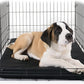 K9 Ballistics Tough Ripstop Orthopedic Dog Crate Bed - Durable Pad with Washable Cover, for Wire Crates, Tie-Downs Included, Size: Medium 35"x22", Sandstone