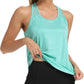 Aeuui Womens Workout Tops for Women Racerback Tank Tops Mesh Yoga Shirts Athletic Running Tank Tops Sleeveless Gym Clothes