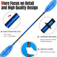 Kayak Paddle with Aluminum Shaft and Reinforced PP Blade, Floating Kayak Oar for Kayaking Canoeing and Boating, 220 cm/86 inches - 230 cm/90 inches