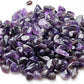 WAYBER 2 Lbs/920g Natural Purple Amethyst Quartz Crystal Stones Irregular Decorative Pebble Rock Sand for Aquarium/Fish Turtle Tank/Vase Fillers/Air Plants/Succulent Plants Decor (Fill 2 Cups)