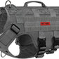OneTigris No Pull Tactical Dog Harness for Large Dogs, Mesh Design Dog Vest Harness Breathable Military Dog Molle Vests with Handles, Service Dogs Vest Harness for Walking Hiking Training