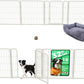 FXW Homeplus Unleashed Indoor Dog Playpen - Stress-Free and Safe Play, Heavy Duty 32 Inch 16 Wire Panels Dog Pen for Small and Medium Dogs, White│Patented