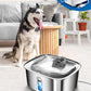 Dog Water Fountain for Large Dogs, 9L/2.4Gal Stainless Steel Dog Fountain with Water Level Window & Filtration, Automatic Pet Water Bowl Dispenser Indoor, for All Dogs and Multi-Pet (Pump)