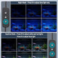 Pawfly 21W Aquarium LED Light for 30 to 36 Inch Fish Tanks Extendable Fish Tank Light with Full Spectrum Brilliant White Blue Red Lights with Daytime & Night Modes and Adjustable Brightness