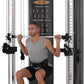 Altas Strength Folding Home Gym Smith Machine with Pulley System Gym Squat Rack Weight Bar Upper Body Strength Training Leg Developer Commercial Fitness Equipment Included Accessories 3101