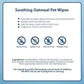 Best Pet Supplies Pet Wipes for Dogs - Dog Wipes Cleaning Deodorizing, or Coats, Ears, Paws - Soothing Oatmeal, 100 Count