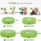 Furrybaby Dog Pool, Foldable Dog Pools for Large Dogs Portable Kiddie Pool Pet Doggie Wading Swimming (Green 63'') Indoor and Outdoor