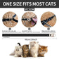 4 Pack Flea and Tick Collar for Cats, 32 Months Treatment, Waterproof Adjustable Kitten Flea Collar, Flea Prevention, Black