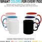 Personalized Coffee Mug – Custom Photo, Text, or Logo Ceramic Mug Tea Cup | Taza Personalizada with Picture or Message | Customized Gift Idea for Men & Women, Mom, Dad, Friends - White/Yellow | 15oz