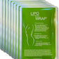 Ultimate Lipo Body Wrap With Guarana, Green Tea, and Seaweed Wraps Works for Stomach Belly Legs Arms Abdomen Skin Elasticity and Resiliency. (8 Wraps)