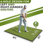 Golf Mat 31mm, 5x4ft/5x5ft Golf Hitting Mats for Practice Outdoor Indoor, High-Elasticity Artificial Turf Mat for Garage Simulator Chipping Driving Training