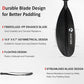Adjustable Kayak Paddle with Carbon Shaft and PP Blade Available in 220-230/220-240/230-250cm Floating Lightweight Kayak Oars with Original Pattern