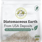 Wholistic Pet Organics DE for Dogs Organic Food Grade for Dogs Safe Non-Chemical Freshwater Silica Improves Overall Health (26 oz)