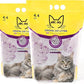Cat Litter Crystals No Clumping Odor Control Kitty Litter Non-Clumping No scooping Low Dust, Low Tracking, Dehydrates Waste Lavender - 8.6 lbs (2 x 4.3 lb Packs)
