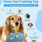 Interactive Dog Toy with Natural Rubber Soccer Design, Dental Care, Pet Energy Relief Brain Teaser Toy, Activity Training Foraging Toy, Mentally Stimulating Slow Feeder Dog Treat Dispenser Blue