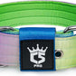 TSPRO Tactical Dog Collar 1.5 Inch Wide Thick Dog Collars with Heavy Duty Metal Buckle, Durable, Strong, Adjustable for Medium to Large Dogs (Rainbow L)