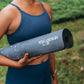 YOGA DESIGN LAB | The Combo Yoga Mat | 2-in-1 Mat+Towel | Eco Luxury | Ideal for Hot Yoga, Power, Bikram, Ashtanga, Sweat | Studio Quality | Includes Carrying Strap!