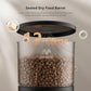Automatic Cat Feeder - 3L Pet Dry Food Dispenser with Timed Programmable Portion Control, Dual Power Backup, Easy Set Up, 10 Meals Per Day for Cats and Puppies, Black（Remote Not Supported）