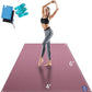 MRO Extra Large Yoga Mat, 12'x6'/9'x6'/7'x5'/6'x4' (9MM) Extra Wide and Thick Exercise Mats for Home Gym Workout, Non-Slip, Soft for Women and Men Fitness, Ideal for Barefoot Yoga, Pilates, stretching