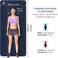 Thick Yoga Mat Non Slip, Large Size 72" L x 32" W x 0.6" TH, Premium Exercise & Fitness Mat with Carrying Strap and Bag, Workout Mats for Home