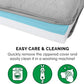 Furhaven Cooling Gel Dog Bed for Large Dogs w/ Removable Bolsters & Washable Cover, For Dogs Up to 125 lbs - Quilted Sofa - Silver Gray, Jumbo Plus/XXL